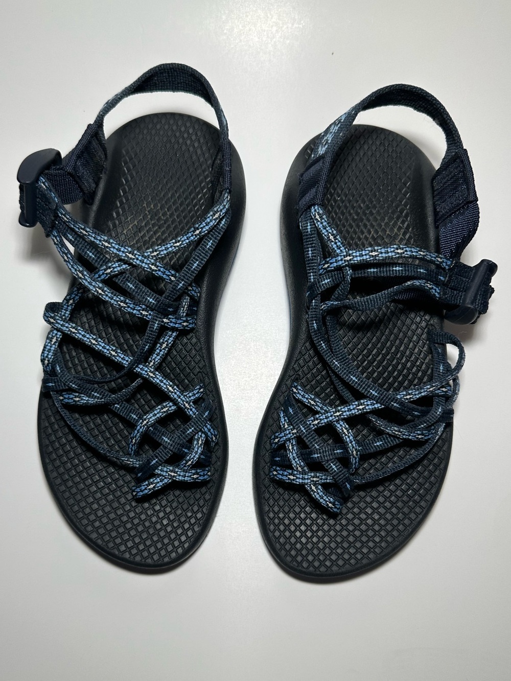 Chaco ZX3 Classic Sport Sandals Womens Blue, Multi-Strapped, Toe Loop  Size 5 US - Picture 2 of 5